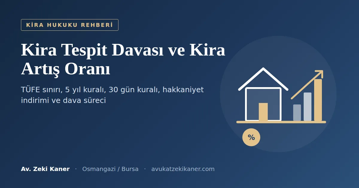 Kira tespit davası ve kira artış oranı rehberi