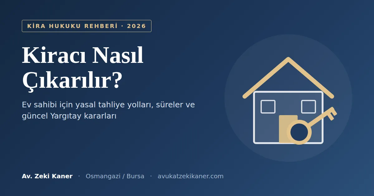 Kiracı nasıl çıkarılır – yasal tahliye yolları rehberi